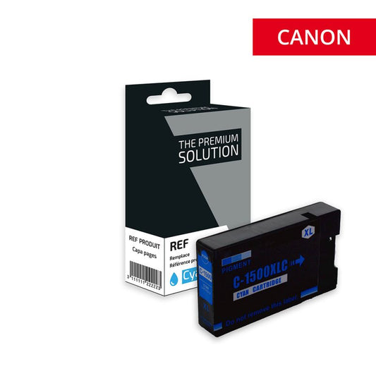 Canon 1500XL - cartouche jet d'encre équivalent à PG-1500, 9193B001 - Cyan