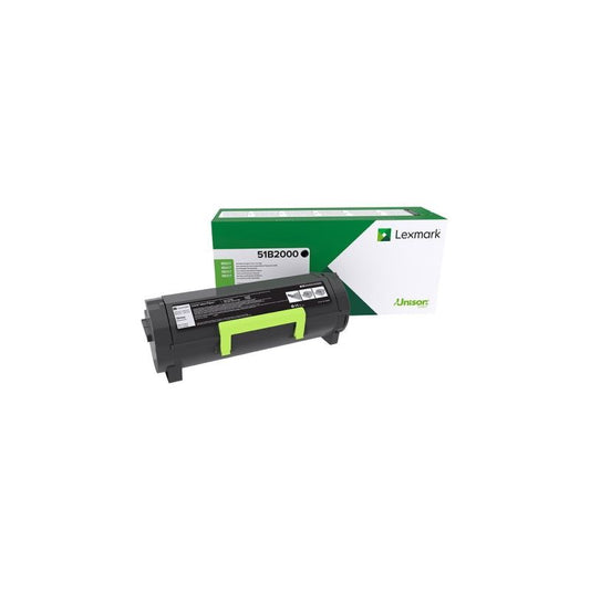 Original Lexmark 51B2000 Toner noir, 2500 pages