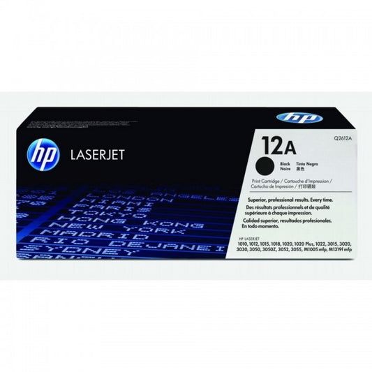 Hp 12A - Toner original Q2612A - Black