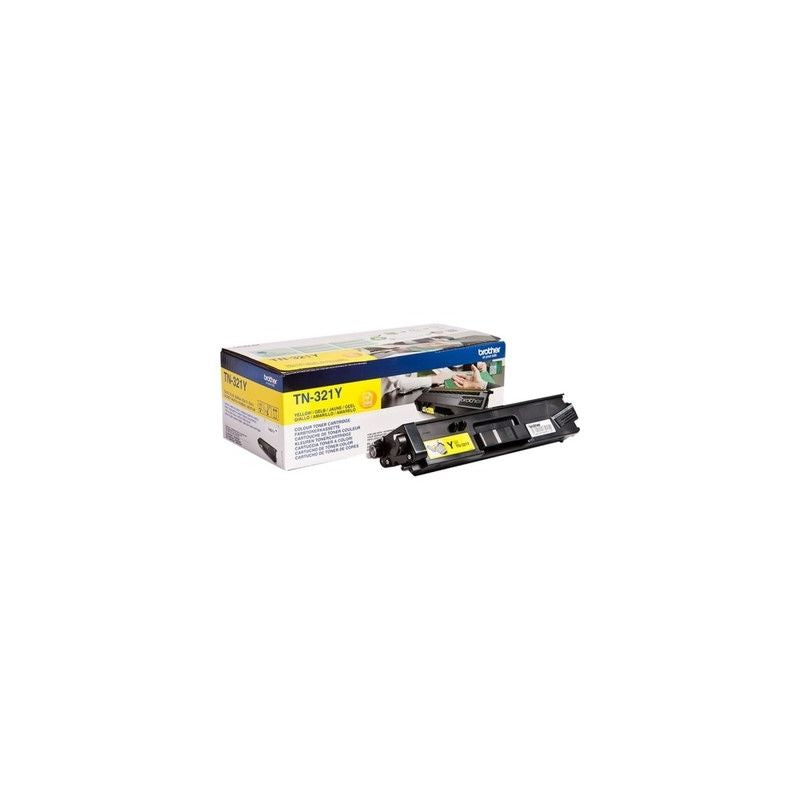 Original Brother TN321Y/TN-321Y Toner jaune, 1500 pages