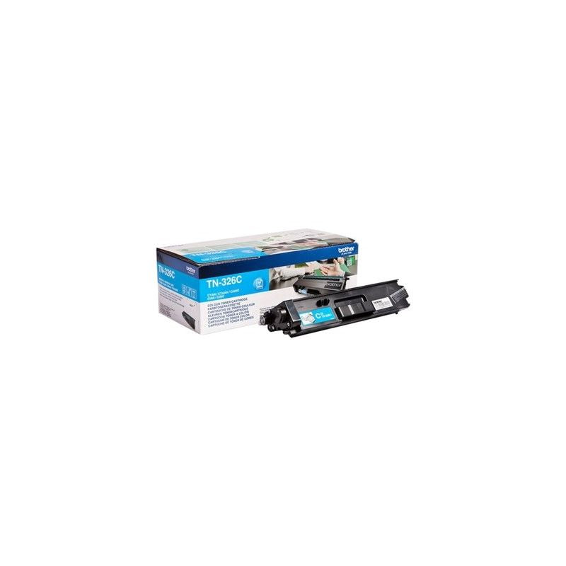 Original Brother TN326C/TN-326C Toner cyan, 3500 pages