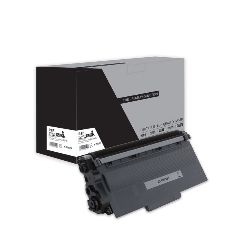 Alternative à Brother TN3380/TN-3380 Toner noir, 8000 pages