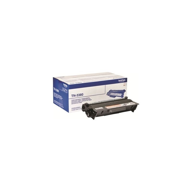 Original Brother TN3380/TN-3380 Toner noir, 8000 pages