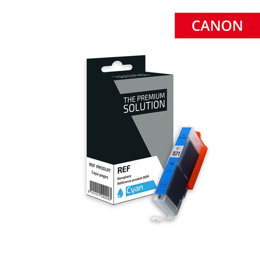 Canon 571XL - cartouche jet d'encre équivalent à CLI571CXL, 0332C001 -