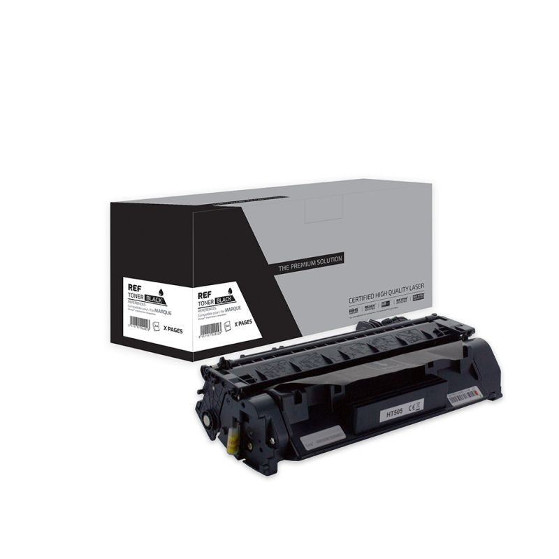 Alternative à HP CF280A / 80A Cartouche toner noir, 2300 pages