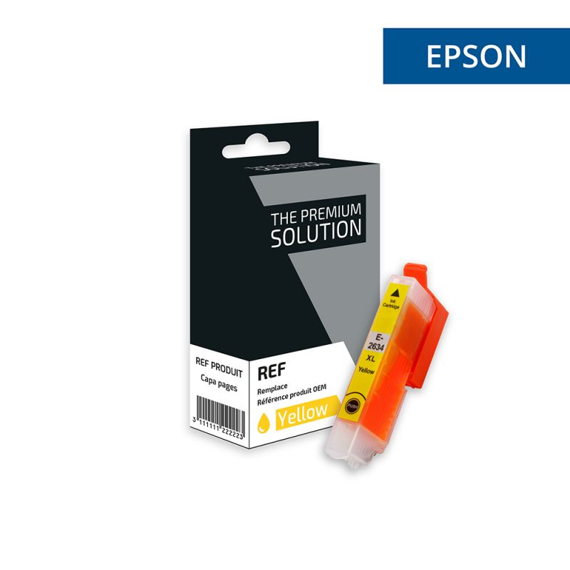 Epson 26XL - cartouche jet d'encre équivalent à C13T26344012 - Yellow