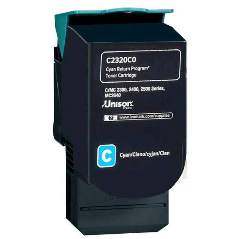 Original Lexmark C232HC0 Toner cyan, 2300 pages