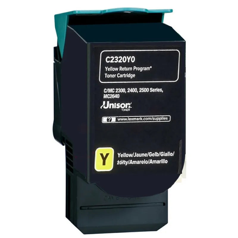 Original Lexmark C232HY0 Toner jaune, 2300 pages